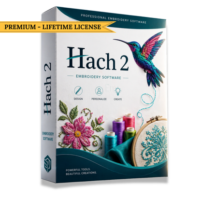 Hatch 2 Embroidery Software – Professional Digitizing Suite (Instant Download)