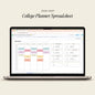 2026-2027 College Planner Spreadsheet